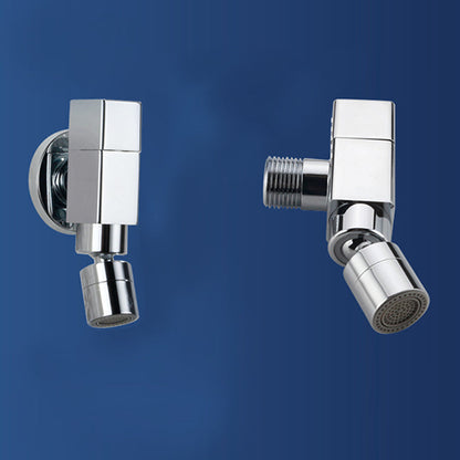 Modern Wall Mount Bathroom Faucet Solid Brass Finish