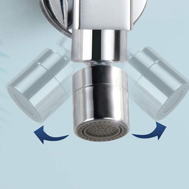 Modern Wall Mount Bathroom Faucet Solid Brass Finish