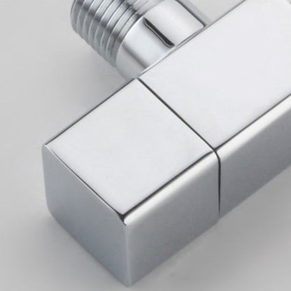 Modern Wall Mount Bathroom Faucet Solid Brass Finish