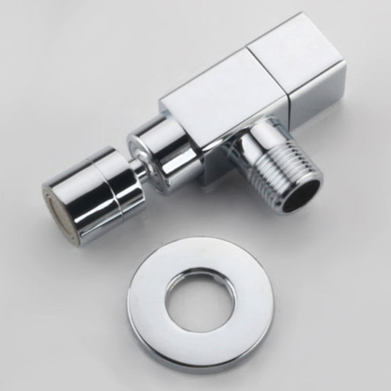 Modern Wall Mount Bathroom Faucet Solid Brass Finish