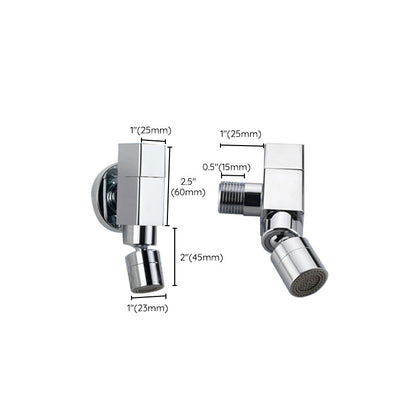Modern Wall Mount Bathroom Faucet Solid Brass Finish