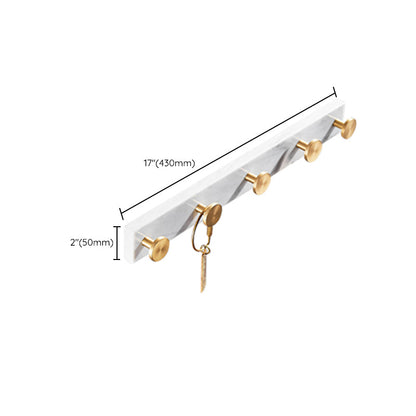 Luxury Gold Bathroom Accessory Set Marble & Metal