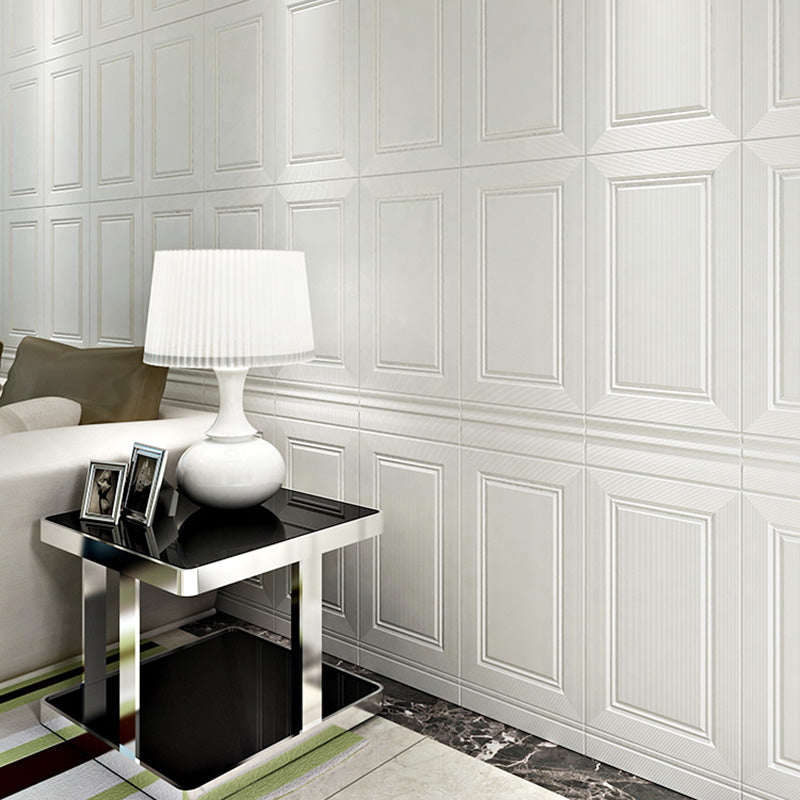 Stylish Interior Wall Panel Geometric Pattern Stick On Decor