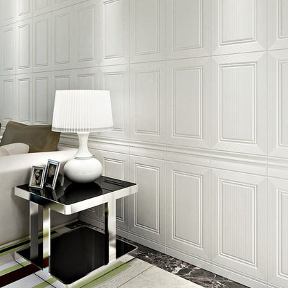 Stylish Interior Wall Panel Geometric Pattern Stick On Decor