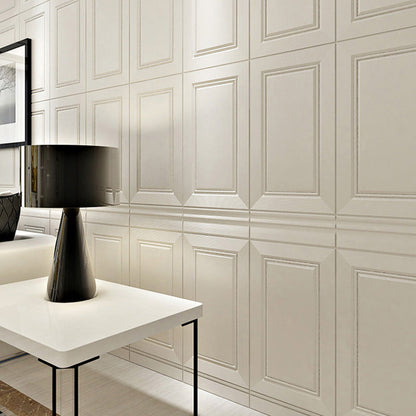 Stylish Interior Wall Panel Geometric Pattern Stick On Decor