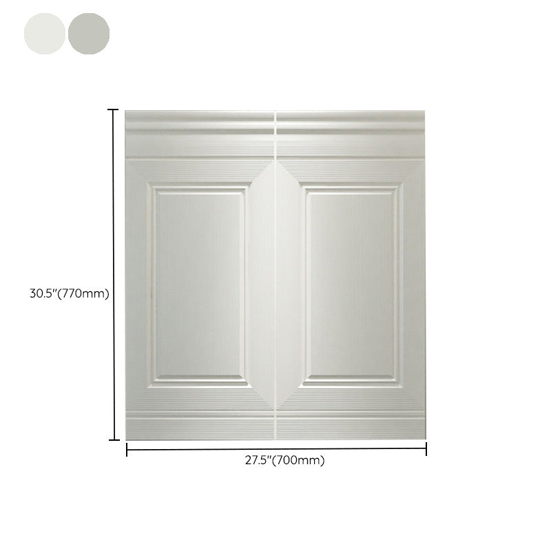 Stylish Interior Wall Panel Geometric Pattern Stick On Decor