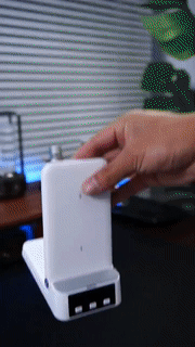 Portable 4-in-1 Phone Holder with Wireless Charger