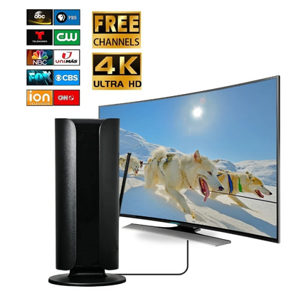 Best Indoor TV Antenna 360 Mile Long Range Signal Booster