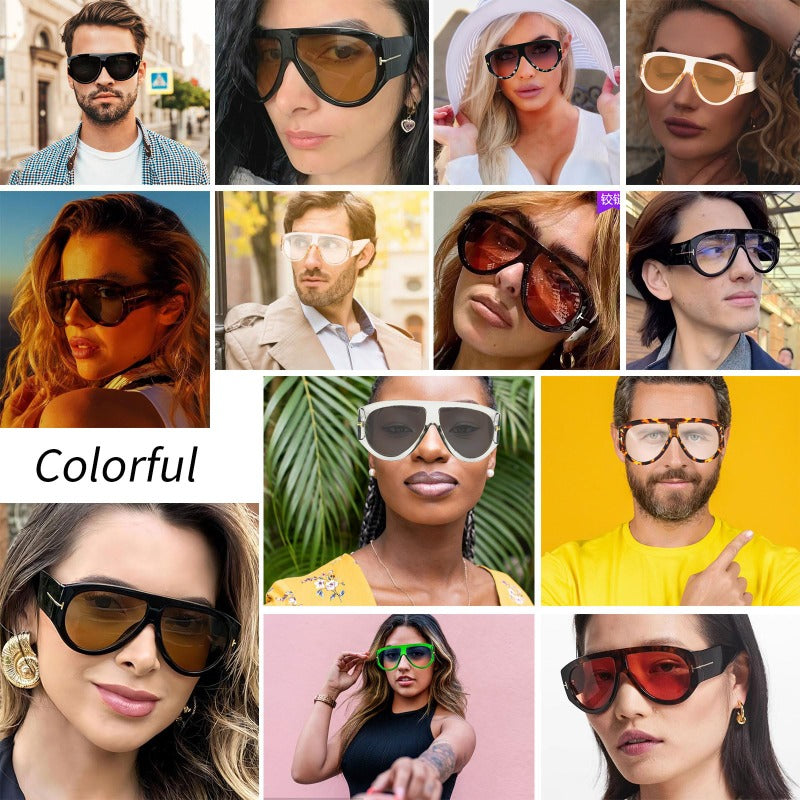 Large Polarized Aviator Shades