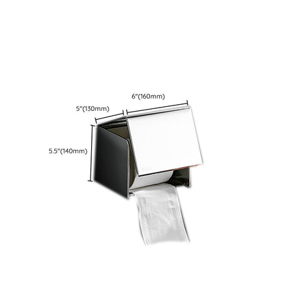 Contemporary Chrome Towel Rack Bathroom Storage Shelf Set