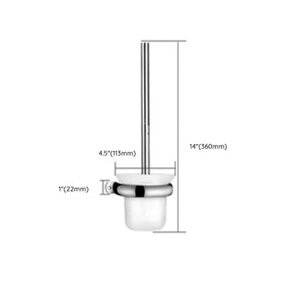 Contemporary Chrome Towel Rack Bathroom Storage Shelf Set