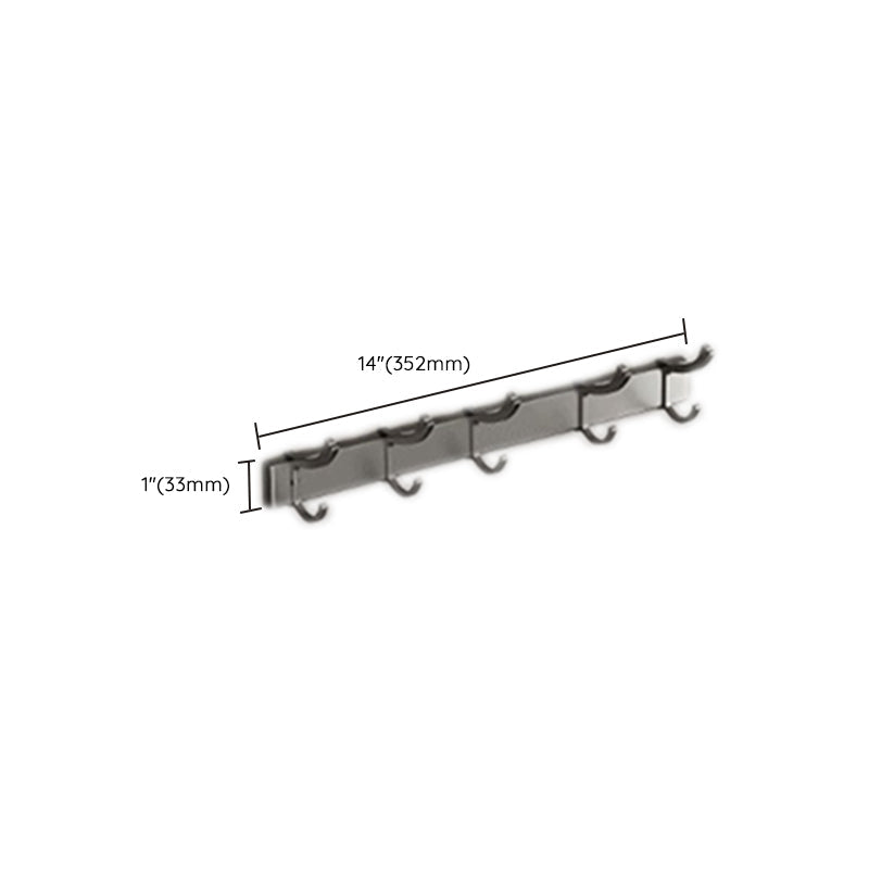 Contemporary Chrome Bathroom Storage Towel Rack Set