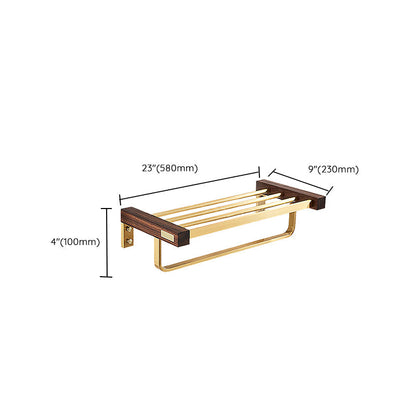 Luxury Gold Bathroom Storage Set
