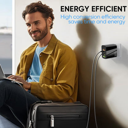 Compact 6 Port Fast USB Charger Adapter