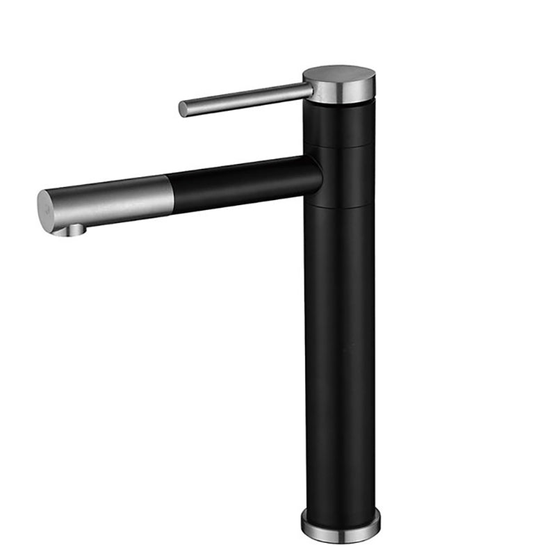 Contemporary Single Handle Stainless Steel Kitchen Faucet
