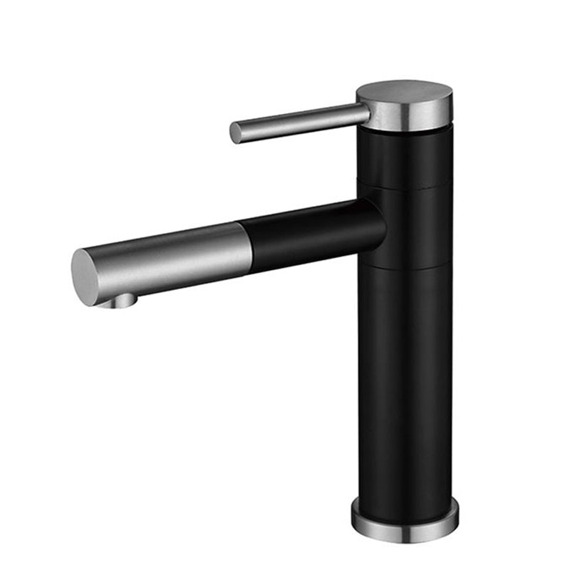 Contemporary Single Handle Stainless Steel Kitchen Faucet - Cofik