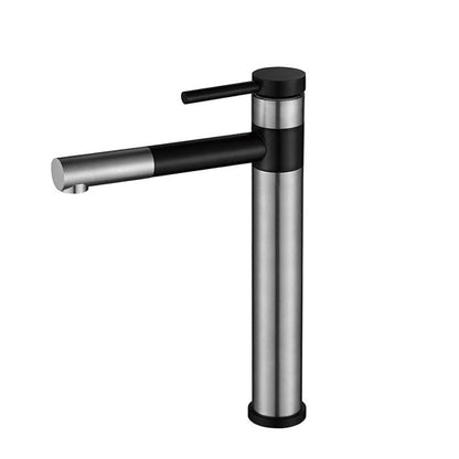 Contemporary Single Handle Stainless Steel Kitchen Faucet