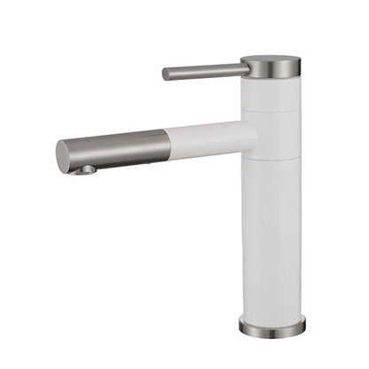 Contemporary Single Handle Stainless Steel Kitchen Faucet