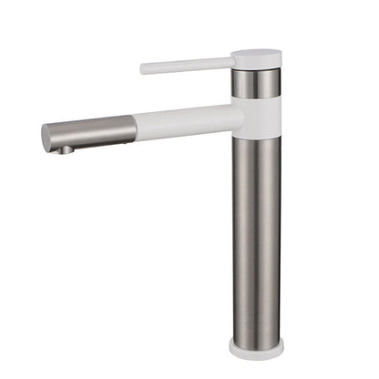 Contemporary Single Handle Stainless Steel Kitchen Faucet