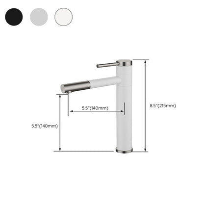 Contemporary Single Handle Stainless Steel Kitchen Faucet