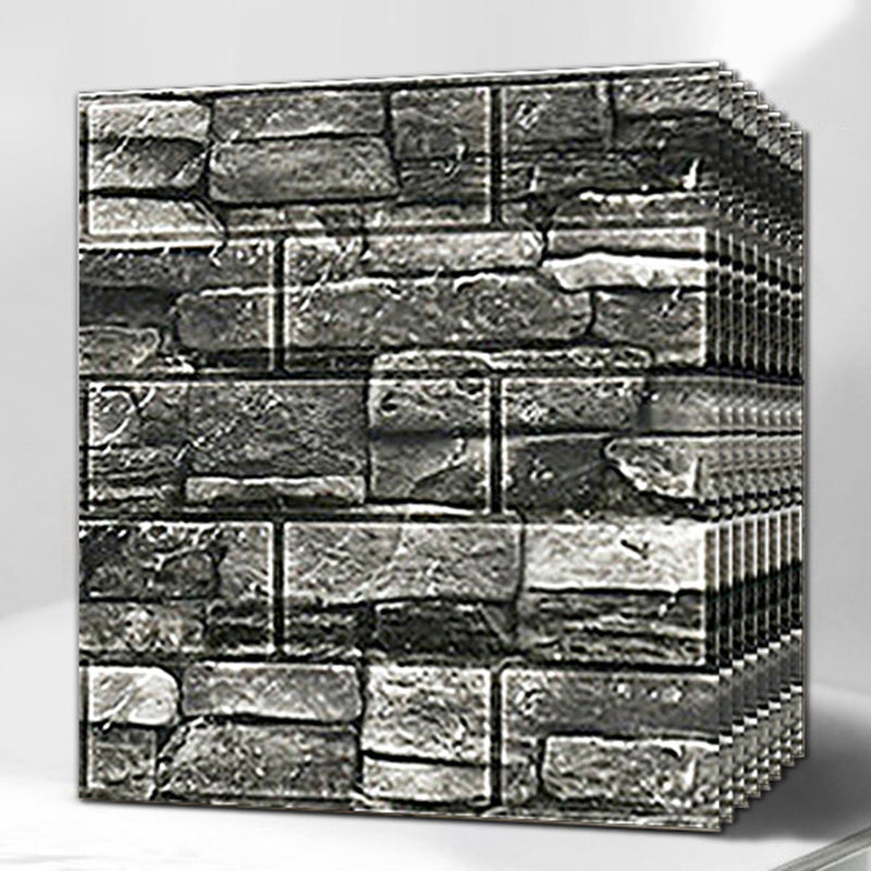 Decorative PVC Wall Panels Set of 2 for Living Room