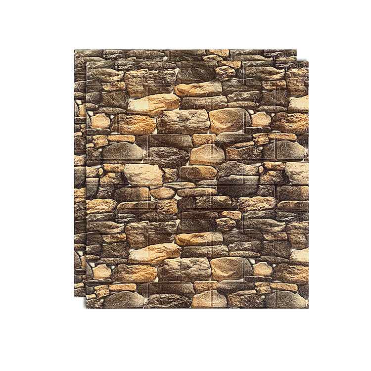 Decorative PVC Wall Panels Set of 2 for Living Room