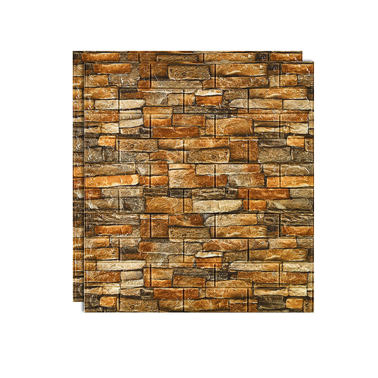 Decorative PVC Wall Panels Set of 2 for Living Room