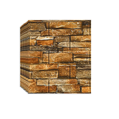 Decorative PVC Wall Panels Set of 2 for Living Room