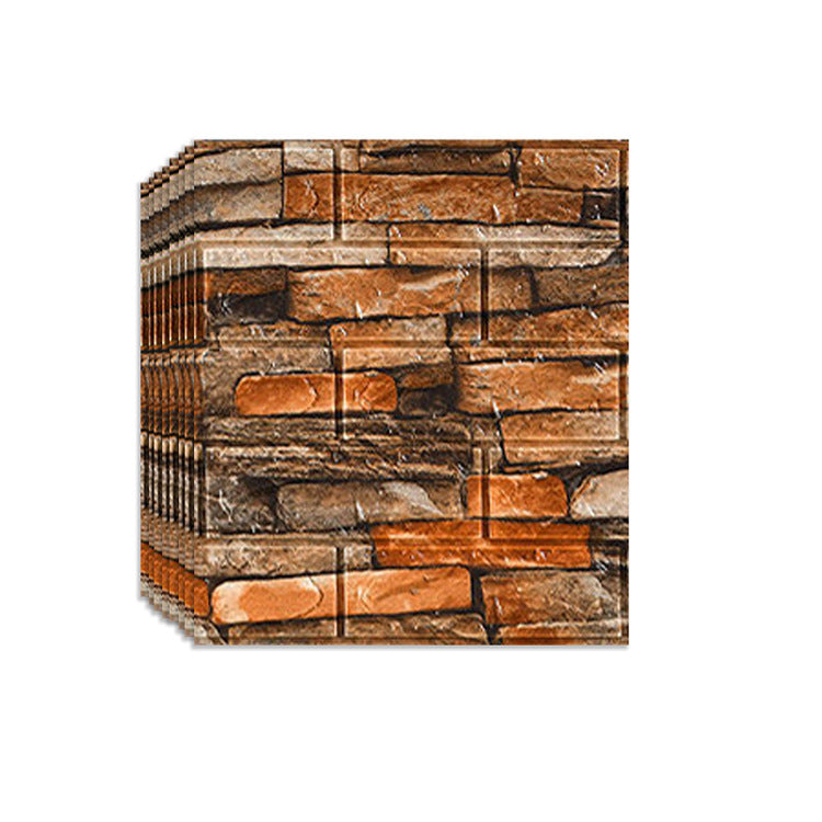 Decorative PVC Wall Panels Set of 2 for Living Room