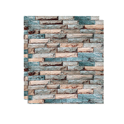 Decorative PVC Wall Panels Set of 2 for Living Room