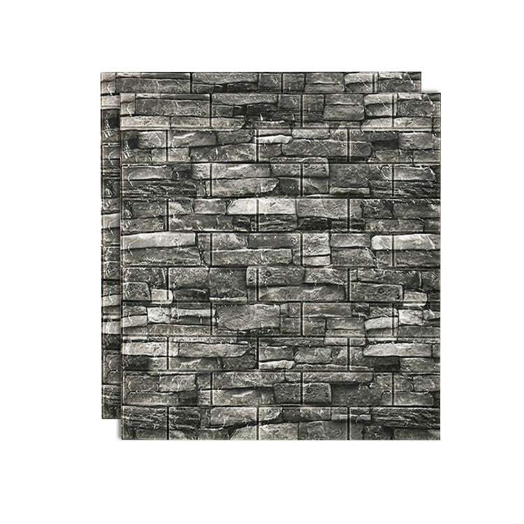 Decorative PVC Wall Panels Set of 2 for Living Room