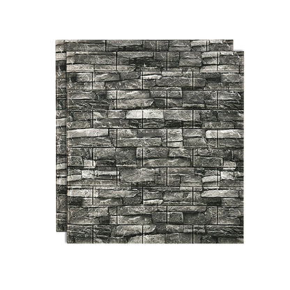 Decorative PVC Wall Panels Set of 2 for Living Room
