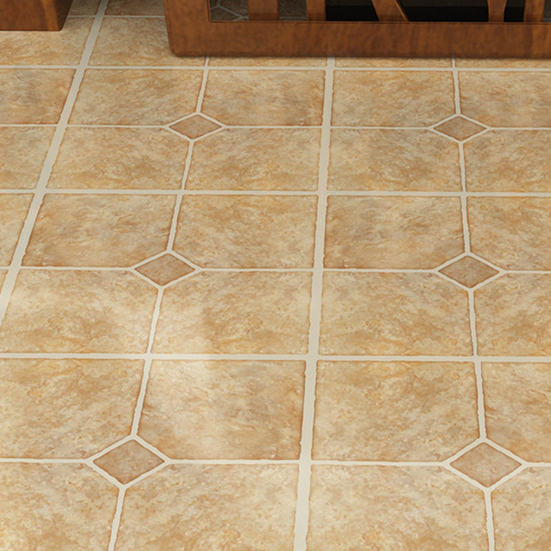 Easy Install Vinyl Floor Tiles with Diamond Pattern