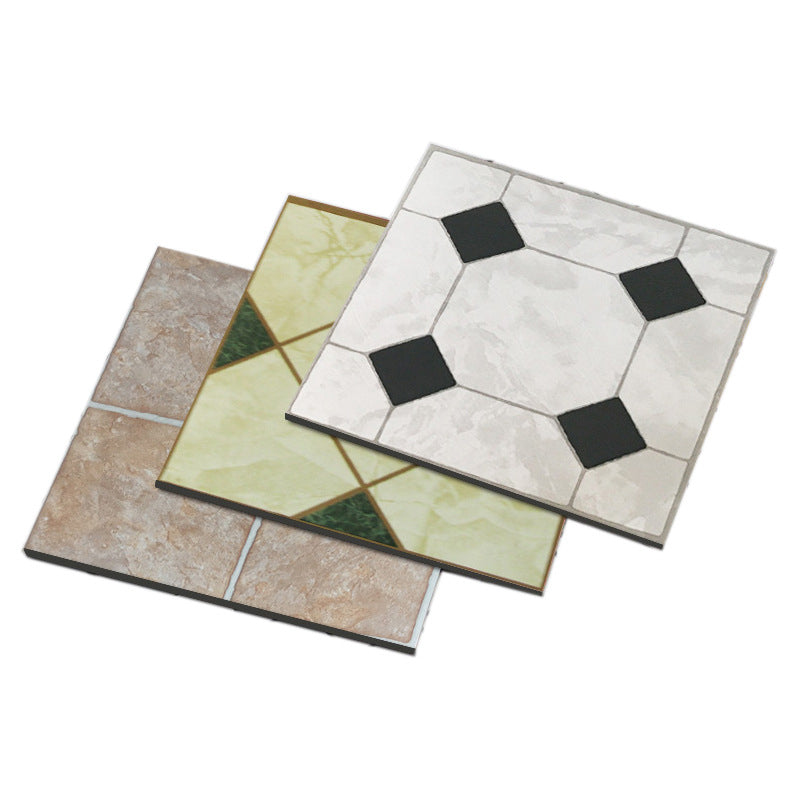 Easy Install Vinyl Floor Tiles with Diamond Pattern