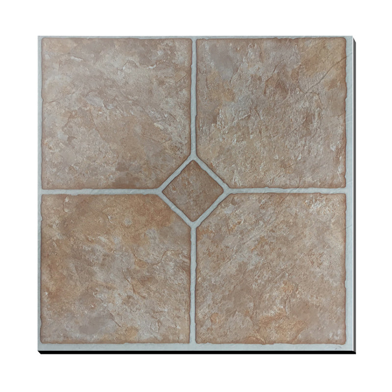 Easy Install Vinyl Floor Tiles with Diamond Pattern