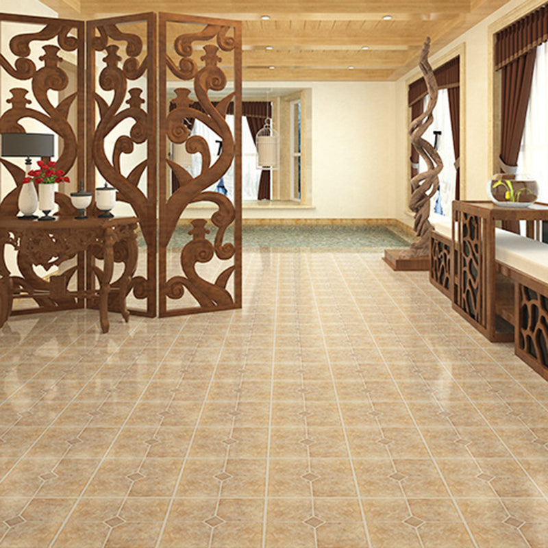 Easy Install Vinyl Floor Tiles with Diamond Pattern