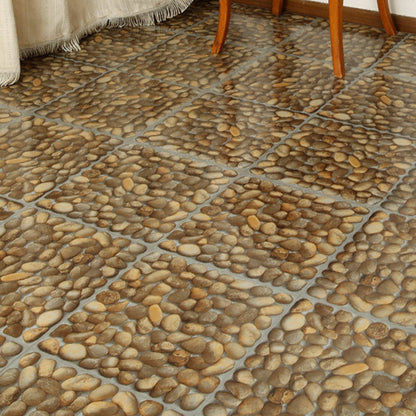 Easy Install Vinyl Floor Tiles with Diamond Pattern