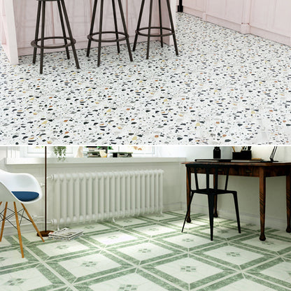 Easy Install Vinyl Floor Tiles with Diamond Pattern
