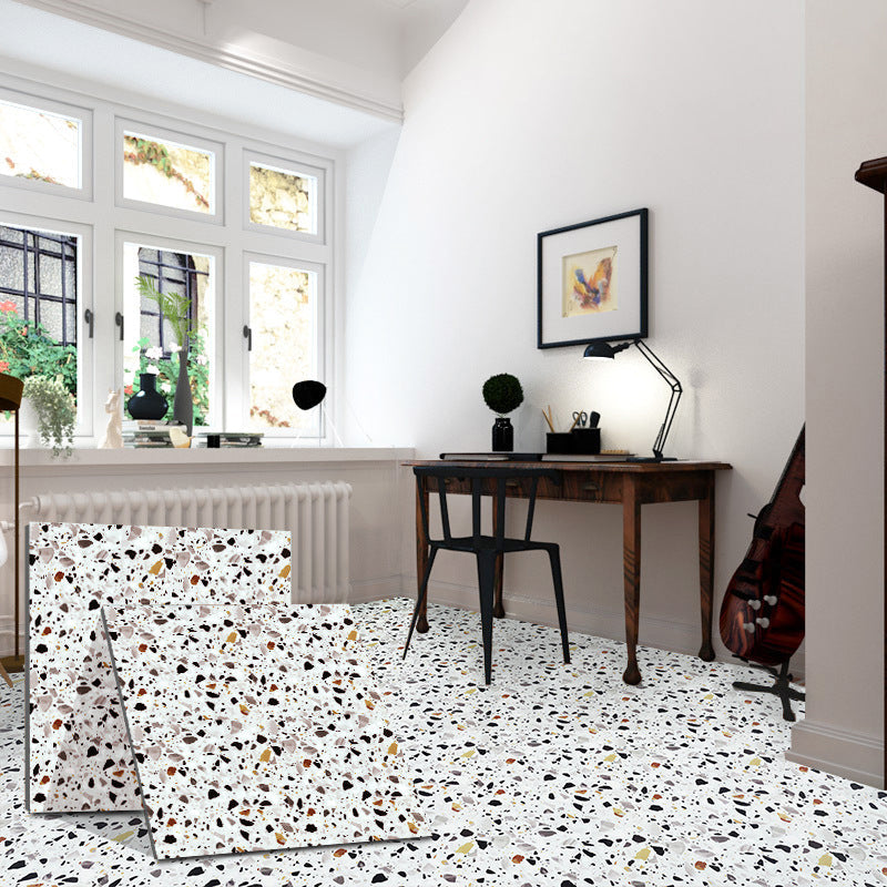 Easy Install Vinyl Floor Tiles with Diamond Pattern