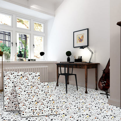Easy Install Vinyl Floor Tiles with Diamond Pattern