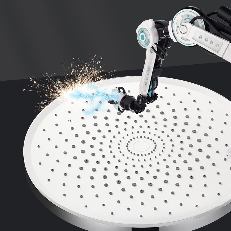 Round High Pressure Wall Mount Shower Head with Spray