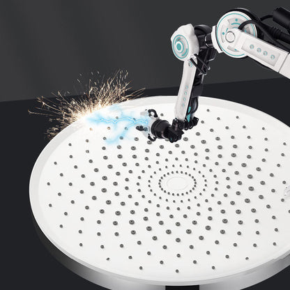 Round High Pressure Wall Mount Shower Head with Spray