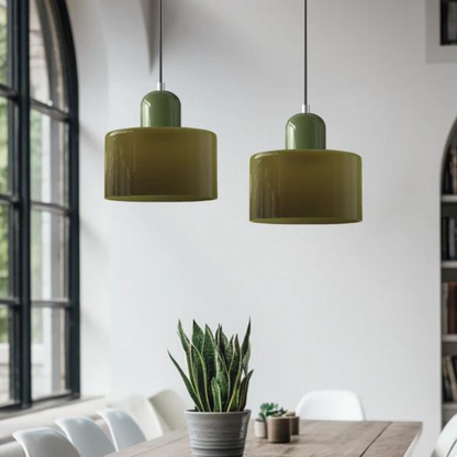 Stylish Round Glass Pendant Light