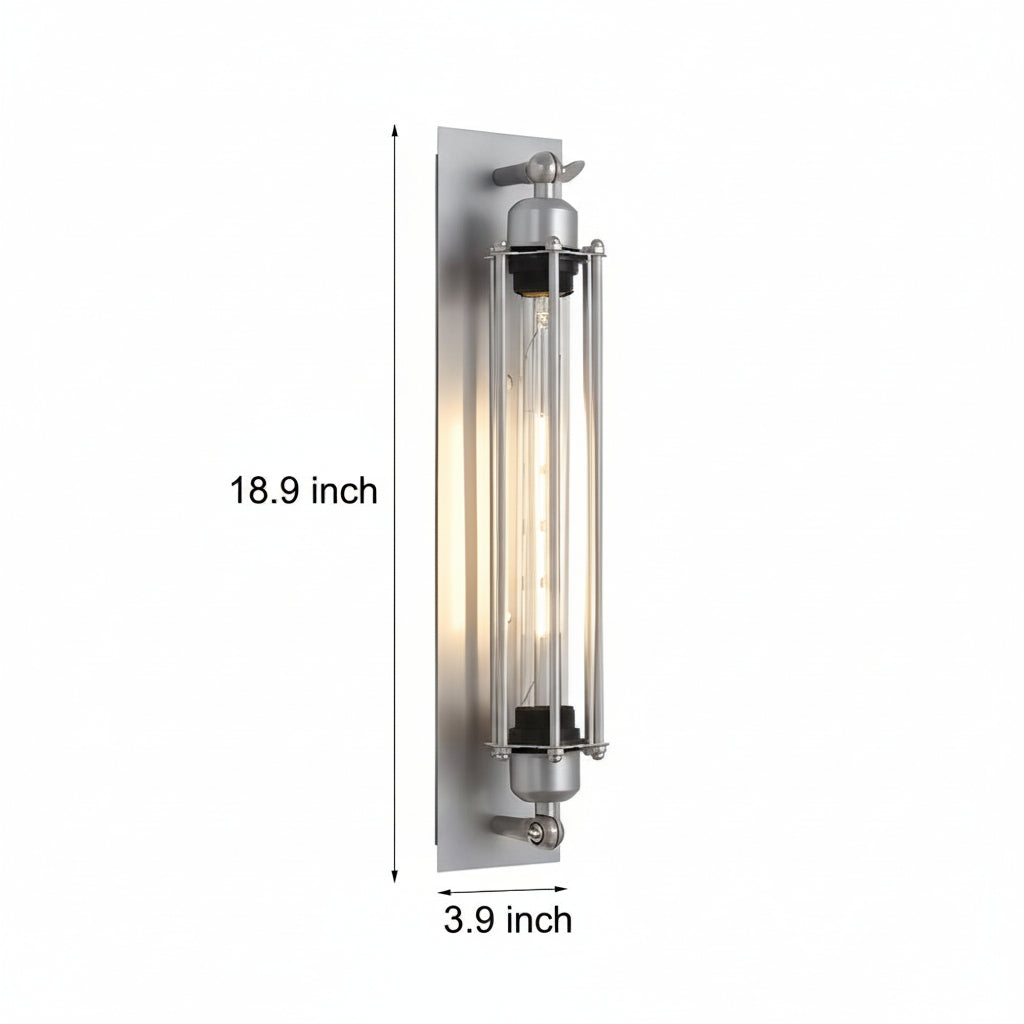 Rustic Metal LED Wall Lamp