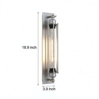 Rustic Metal LED Wall Lamp