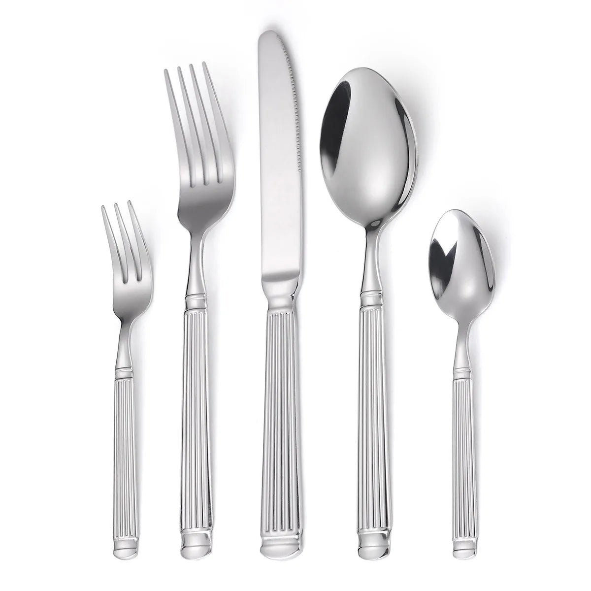 Luxury Gold Tone Stainless Steel Dining Cutlery Set