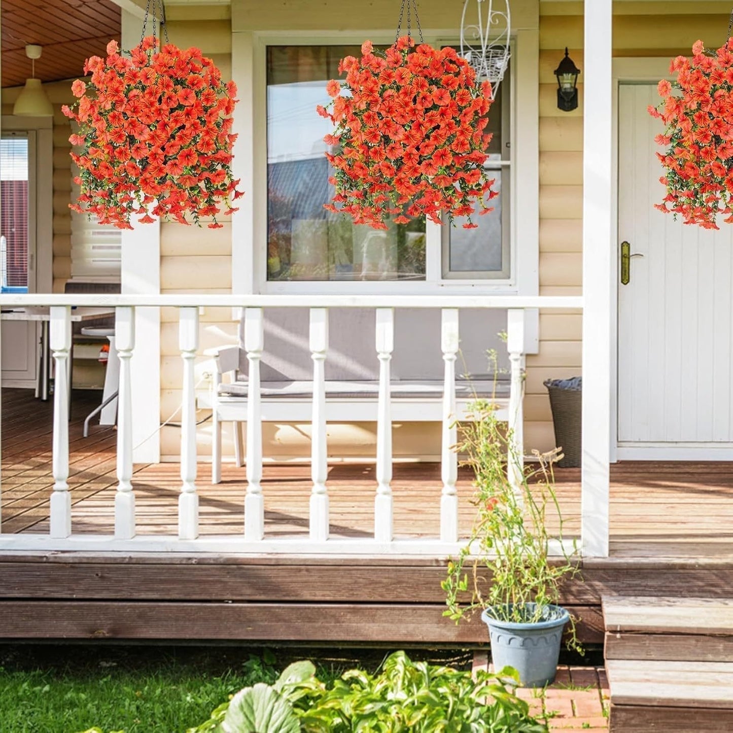 Colorful Outdoor Flower Hanging Planter
