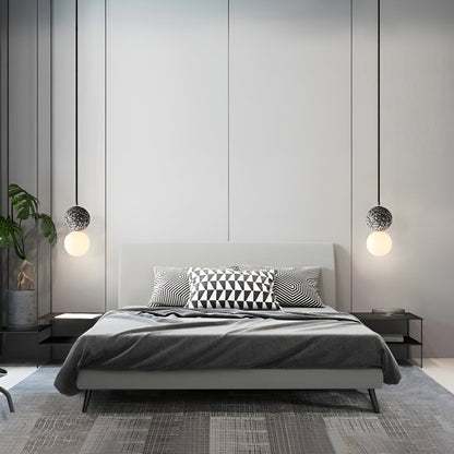 Round Glass Pendant Light