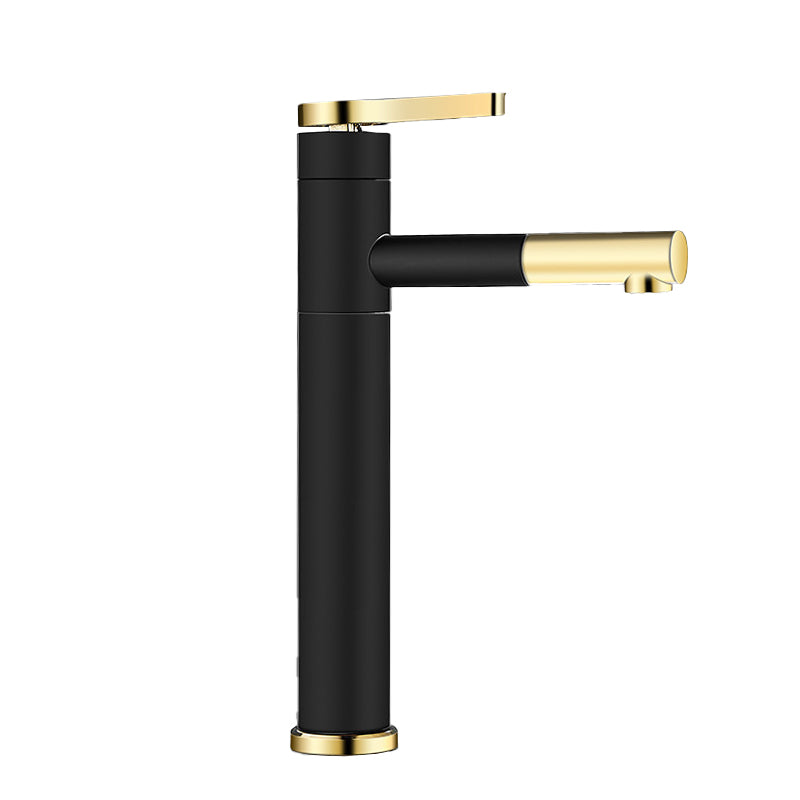 Modern Faucet with Lever Handle and Rotating Spout