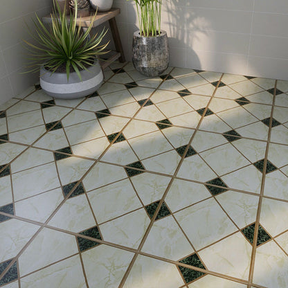 Easy Install Vinyl Floor Tiles with Stone Effect
